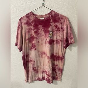 Rip N Dip Alien Chillin with Cat Framed Flower Tye-dye Size XL Pink